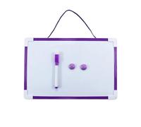 Lavagna magnetica fronte-retro for scrivere disegni cancellabili Graffiti Office Notes Bacheca sospesa cancellabile a secco(Purple)