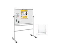 Lavagna magnetica girevole Professional - 100x150 cm - bianco - Bi-Office