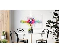 Lavagna magnetica in acciaio ESPLOSIONE DI COLORE HOLI 90x60 cm MetalBoards lastra con stampa adatta per tutti i tipi di calamite + set di accessori GRATIS