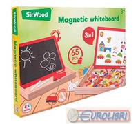 LAVAGNA MAGNETICA IN LEGNO CON MAGNETI