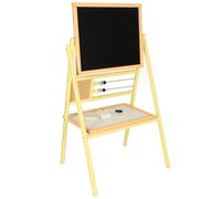 Lavagna magnetica in legno per bambini con gesso e abaco