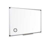 Lavagna magnetica Maya a quadretti - 60 x 90 cm - bianco - Bi-Office