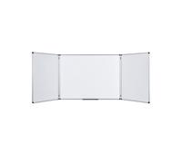 Lavagna magnetica Maya Trio - 90 x 240 cm (aperta) - bianco - Bi-Office