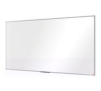 Nobo Lavagna Bianca Magnetica Smaltata, 2400 x 1200 mm, Cornice in Alluminio, Sistema di Montaggio ad Angolo, Incl. Vaschetta Porta Accessori, Gamma Essence, Bianco, 1915448