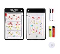 Lavagna Magnetica Pallavolo, Lavagnetta Strategie, con Pennarelli e Pezzi Degli Scacchi Magnetici, Design con Anello di Sospensione, per l'insegnamento e la Guida(Ice Hockey)