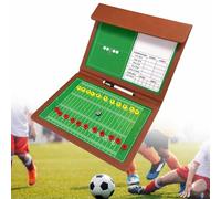 Lavagna magnetica per allenamento di calcio, lavagna per appunti da rugby cancellabile a secco bifacciale da 25x32 cm con 2 penne cancellabili, accessori per attrezzatura da allenamento per