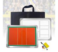 Lavagna magnetica per allenamento di pallavolo, lavagna per allenamento di tattiche e strategie per allenatori, strumento portatile per allenatori con pennarello cancellabile a secco per