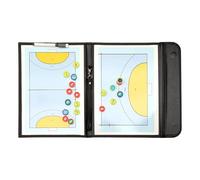 Lavagna magnetica per allenamento pallamano, lavagna tattica pieghevole, per allenatori, con manico, impermeabile e resistente, per insegnare