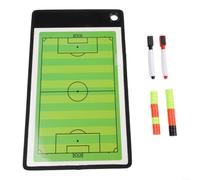Lavagna magnetica per allenatori di calcio, double-face, per tattiche e strategie, per calcio, basket, lavagna bianca cancellabile a secco, con pennarelli e supporto, 38 x 23 cm (piede)