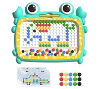 Lavagna magnetica per bambini - Granchio Giochi di disegno per bambini con penna magnetica,Tavolo da disegno per i più piccoli, grande tavola da con perline per la casa all'aperto