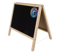 Lavagna Magnetica per Bambini in Legno Cavalletto con Gessetti Numeri Calamite