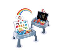 Lavagna magnetica per disegnare per bambini da 1 a 4 anni, giocattolo educativo, blu