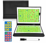 Lavagna Magnetica per Handball, Lavagna Tattica per Allenamento di Calcio con Penna e Pedine, Lavagna Portatile per Strategie di Calcio per Partite di Allenamento Football