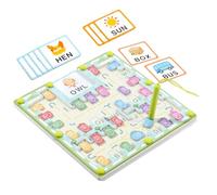 Lavagna Magnetica Per Labirinto Per Parcheggio Con Lettera Magnetica - Puzzle Per Lo Sviluppo Delle Capacità Motorie Dei Bambini, Gioco Educativo Del Labirinto Con Alfabeto A 5 Stelle Per Bambini
