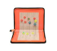 Lavagna Magnetica per Pallavolo, Lavagna per Allenamento Pallavolo, Facile da Scrivere e Cancellare, con Cerniera, per Gare e Allenamenti