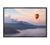 Lavagna Magnetica per Presentazioni 60x40 Viaggio nel cielo Cornice Nero