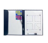 Lavagna Magnetica per Saltare la Corda, Lavagna Cancellabile a Secco per Allenatori, Design Pieghevole, Leggera e Portatile, per l'Allenamento Quotidiano