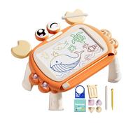 Lavagna magnetica per scarabocchi, lavagna magnetica per bambini,Blocco da disegno magnetico per doodle di cartoni animati con 2 penne - Arte educativa dei, giocattoli multifunzionali per l'apprendim