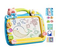 Lavagna magnetica per scarabocchi, lavagna magnetica per bambini | Blocco da disegno magnetico per tavolo da disegno per cartoni animati,Arte educativa dei, giocattoli multifunzionali per l'apprendim