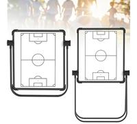 Lavagna magnetica per tattiche calcistiche per allenatori, lavagna cancellabile a secco con supporto pieghevole e altezza regolabile per calcio e altri sport di squadra.,M