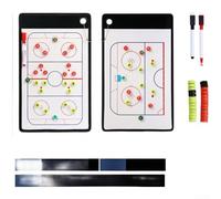 Lavagna magnetica portatile per allenatori di calcio, basket, pallavolo, hockey, per disegnare schemi e rivedere le strategie di gioco ovunque (ghiaccio)