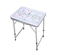 Lavagna magnetica strategia di pallacanestro, Tabellone da basket multicolore 60x45 cm con indicatori di schemi campo e pezzi degli scacchi(Natural)