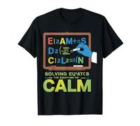Lavagna Matematica Solving Equazioni di Calma Design Maglietta