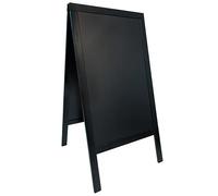 Lavagna Mono e Sandwich a Gesso Liquido Securit - Bifronte - 125x69 cm - SBS-BL-
