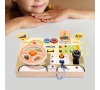 Lavagna Montessori con giocattoli da viaggio a LED per bambini, regali in