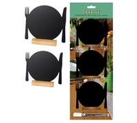 LAVAGNA NERA BASE IN LEGNO DURO SCRIVIBILE CON GESSO LIQUIDO SUI 2 LATI 3 FORME