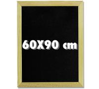 LAVAGNA NERA PER GESSETTO 60 X 90 CM LAVAGNETTA CASA UFFICIO SCUOLA