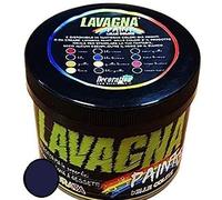 Lavagna Paint pittura effetto lavagna colorata per gessetti - UTILIZZABILE SU QUALSIASI TIPO DI SUPPORTO - Barattolo da 500 ml - La resa è circa 3.5MQ a barattolo X2 mani (Blu (RAL 5022))