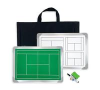 Lavagna per allenatori di badminton, Kit magnetico for lavagna cancellabile a secco da tennis con custodia
