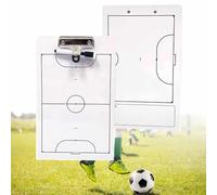 Lavagna per allenatori di calcio, lavagna cancellabile a secco bifacciale da 23x35 cm con pennarelli, portatile ed efficiente, strumento didattico per le aule