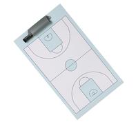 Lavagna per Allenatori Pieghevole e Portatile, Pannello Cancellabile da Pallacanestro, Semplicità Rafforza la Concentrazione, Doppia Faccia