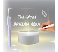 Lavagna per appunti a LED, bacheca luminosa, lampada notturna, lampada per messaggi creativi, lampada personalizzabile, regalo papà