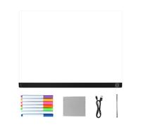 Lavagna Per Appunti A LED, Portatile E Divertente, 1 Set, Bacheca A LED In Acrilico Riscrivibile, 7 Penne Colorate Regalo Di Natale, Multifunzionale, Per Bambini Luce Notturna Uffici Domestici Vacanze