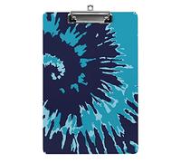 Lavagna per appunti blu con motivo a spirale blu, formato A4, divertente, estetica, per lavorare, studiare, lettera, standard, 12,5×8,5 in faesite per l'aula scolastica, i bambini scrivono disegni