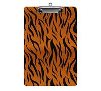 Lavagna per appunti formato A4 con strisce nere in pelle di tigre, divertente estetica, lavoro, studio, lettera, standard, 12,5×8,5 in pannello rigido per aula scolastica, bambini, scrittura, disegn