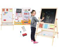 lavagna per bambini con pallottoliere magnetica IN LEGNO gessetti e pennarelli