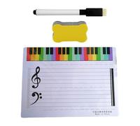Lavagna per esercitazioni notazione musicale riutilizzabile compatta per, chitarra, pianoforte, formazione per personale, lavagna, lavagna per personale scrivibile per l ' istruzione