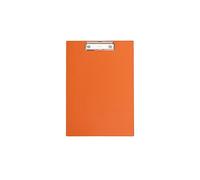 Lavagna per gesso con copertina in alluminio, alta A4 orange