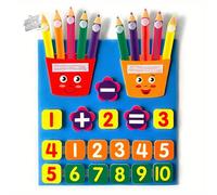 Lavagna per L'Apprendimento in Feltro Giocattoli per Bambini Giocattolo Educativ