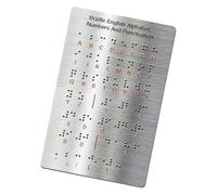 Lavagna Per Lettere In Braille Con Numero Punti In Rilievo E Punteggiatura Apprendimento Della Tastiera Come Aiuto Didattico La Lavagna L'apprendimento Bambini E Adulti