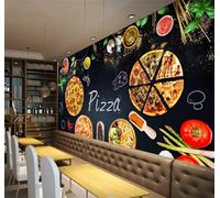 Lavagna Per Pizza Dipinta A Mano Unica Nel Suo Genere 3D Carta Da Parati Facile Installare Mobili Sfondi Ufficio Divano Camera Letto Sfondo Decorazione Murale-300cm×210cm