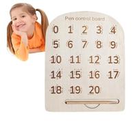 Lavagna per tracciare l'alfabeto, Lavagna per tracciare le lettere, Tavola per attività didattiche con alfabeto in legno, Attività educative di apprendimento in età prescolare, lavagna per bambini, im
