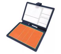 Lavagna pieghevole per allenamento di pallavolo, 48 x 32 cm, lavagna magnetica, lavagna bianca cancellabile a secco bifacciale per l'insegnamento durante le partite
