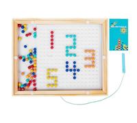 Lavagna Pois Magnetica per Bambini,Grande Lavagna Da Disegno Portatile Con Modelli E Penna,Cartello Magnetico Doodle per Match Art - Per Bambini Ragazzi Ragazze Bambini In Età Prescolare