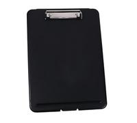 Lavagna portablocco con scomparto portaoggetti, organizer per documenti, portablocco portatile, pieghevole, 33 x 23 cm
