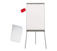 LAVAGNA PORTABLOCCO SCRIVIBILE CM 70X100 CAVALLETTO + MARKER-2 BLOCCHI-CANCELLIN
